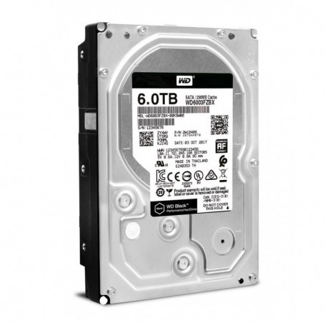 HDD  WD Black 6TB SATA-III 7200rpm 256mb