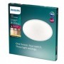 Plafoniera LED Philips Superslim CL550, 3 trepte de intensitate, 18W, 1500 lm, lumina calda (2700K), IP20, 30cm, Alb