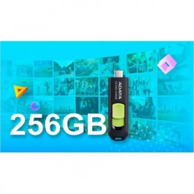 USB Flash Drive ADATA 256GB, UC300, USB Type-C, Black