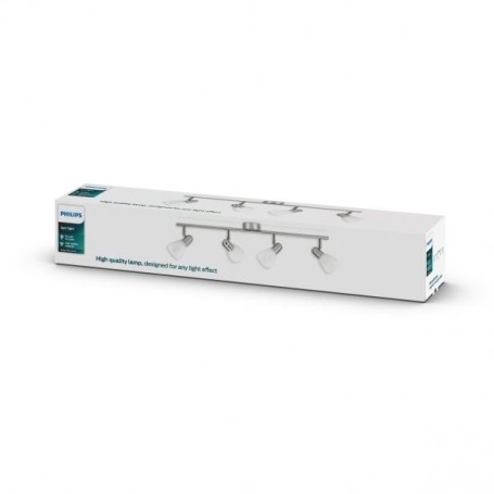 Spot Philips Essentials Burlap, 4xE14, 4x40W, IP20, 14.5x69x19.5cm ,Crommat