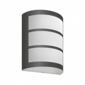 Aplica LED pentru exterior Philips Python, 6W, 450 lm, lumina calda(2700K), IP44, 84x171x215mm, Antracit