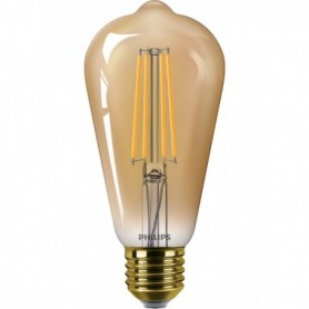 Bec LED vintage (decorativ) Philips Classic Gold Bulb ST64, EyeComfort, E27, 5.8W (50W), 640 lm, lumina calda (2200K), dimabil, 