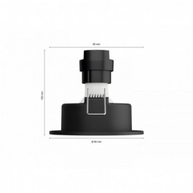 3 Spoturi LED incastrate Philips Hue Milliskin, Bluetooth, GU10, 3x5W (50W), 1050 lm, lumina alba (2200-6500K), IP20, 9cm, Alb