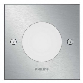 Spot LED incastrat Philips myGarden Crust, 3W (27W), 270 lm, luminacalda(2700K), IP67, Inox