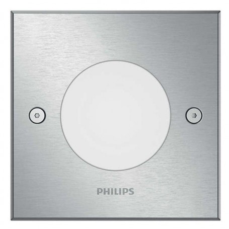 Spot LED incastrat Philips myGarden Crust, 3W (27W), 270 lm, luminacalda(2700K), IP67, Inox