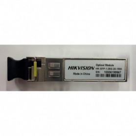 Modul fibra optica Hikvision HK-SFP-1.25G-20-1550 TX1550nm/ 1.25G, RX1310nm/1.25G,LC, single mode and single fiber, 20km,0～70℃,S