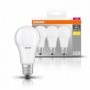 3 Becuri LED Osram Base Classic A, E27, 13W (100W), 1521 lm ,luminacalda(2700K)