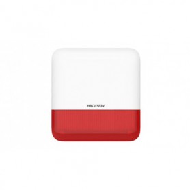 Sirene de exterior wireless AXPRO Hikvision DS-PS1-E-WE(Red Indicator), frecventa de operare: 868 MHz, comunicare bidirectionala