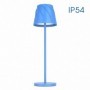 Veioza LED portabila Vivalux ESTELLA Albastru, 3.7V, 3W, 230 lm, luminaneutra (4000K), dimabila 10-100%, Touch control, IP54, ba