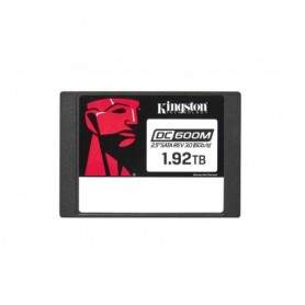 SSD Kingston, DC600M, 2.5", 1920GB, SATA 3.0 (6GB/s), R/W speed: 560MBs/530MBs