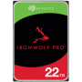 HDD NAS SEAGATE IronWolf Pro 22TB CMR 3.5'', 512MB, SATA, 7200RPM, RV Sensors, Rescue Data Recovery Services 3 ani, TBW: 550