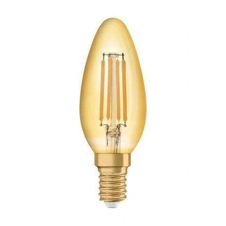 Bec LED Osram Vintage 1906 CLAS B, E14, 4W (35W), 410 lm, lumina calda(2400K), cu filament