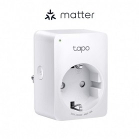 TP-LINK TAPO P100M Mini priză Wi-Fi smart, compatibilă cu Matter, WIFI Protocol: IEEE 802.11b/g/n, Bluetooth, 2.4Ghz, Dimensiuni