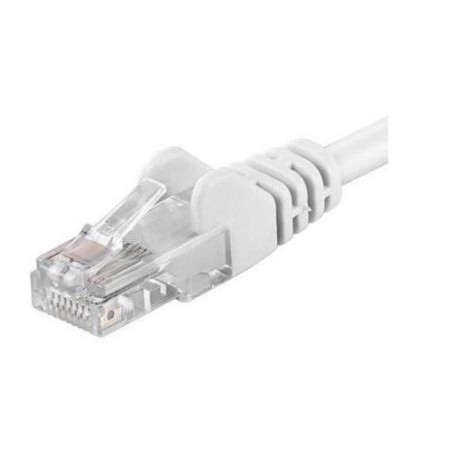 Patchcord UTP RJ45-RJ45 Cat.5e 3m alb,UTP-5E-3-W, pachcord din cupru