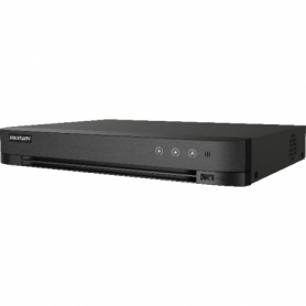 DVR Hikvision 4 canale IDS-7204HUHI-M1/PC recording up to 8-ch IP camera inputs (up to 8 MP),Up to 10 TB capacity per HDD, Provi