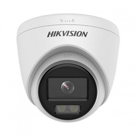 Camera supraveghere Hikvision IP turret DS-2CD1347G0-L(2.8mm), 4MP, ColorVu lite - imagini color 24/7 (color pe timp de noapte),