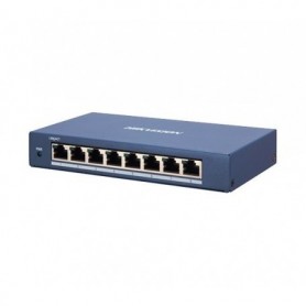 Switch 8 porturi Gigabit Hikvision DS-3E1508-EI, L2, Smart Managed, 8 × gigabit RJ45 porturi, switching capacity 16 Gbps, networ
