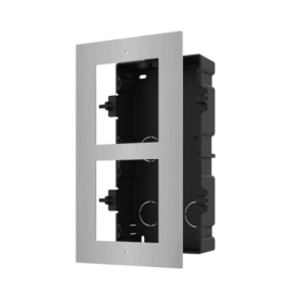 Panou frontal pentru 2 module de videointerfon modular Hikvision DS-KD- ACF2/S permite conectarea a 2 module de interfon modular