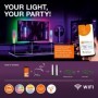 Lampadar LED RGB inteligent Ledvance Smart+ WiFi FLOOR UP&DOWN, 24W, 1750 lm, lumina alba si color (2700-5000K), dimabila, Ø251x