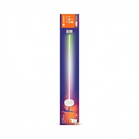 Lampadar LED RGB inteligent Ledvance Smart+ WiFi FLOOR ROUND WHITE cu Telecomanda, 14W, 1170 lm, lumina alba si color (2700-6500