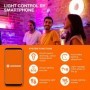 Plafoniera LED RGB inteligenta Ledvance Smart+ WiFi ORBIS ULTRA SLIM BACKLIGHT, 19W, 1790 lm, lumina alba si color (2700-6500K),