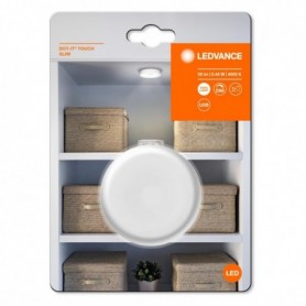 Lampa LED portabila Ledvance DOT-it TOUCH SLIM, 5V, 0.45W, 30 lm, luminaneutra (4000K), dimabila, Touch control, Ø65x18mm, bater
