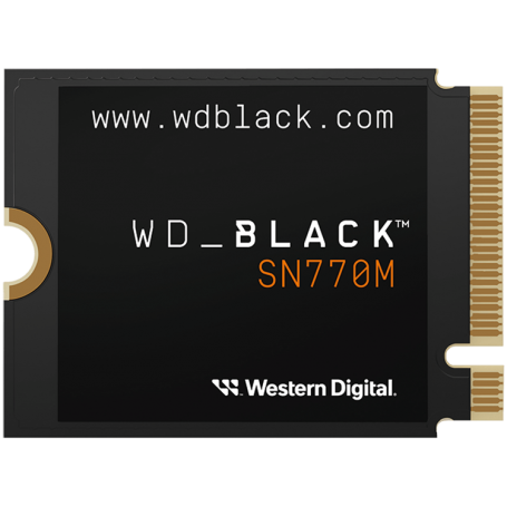 SSD WD Black SN770M 500GB M.2 2230 PCIe Gen4 x4 NVMe, Read/Write: 5000/4000 MBps, IOPS 460K/800K, TBW: 300