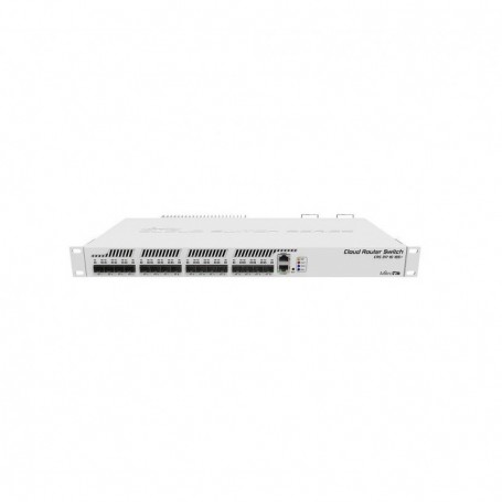 Mikrotik Cloud Router Switch, CRS317-1G-16S+RM 1 x Gigabit LAN, 16 xSFP+ cages, Dual Core 800MHz CPU, 1GB RAM, 1U rackmount pass