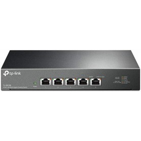 "5-Port 10G Multi-Gigabit Desktop Switch PORT: 5× 10G RJ45 Ports SPEC: Desktop Steel Case FEATURE: Plug and Play"