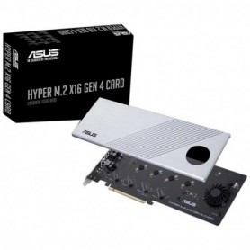 HYPER M.2 X16 GEN 4 CARD PCIe 4.0/3.0 x16 interface, compatible with PCIe x8 and x16 slots, support data transfer rates up to 25