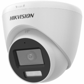 Camera de supraveghere Turret 3k Smart Hybrid Light Audio Fixed Hikvision DS-2CE78K0T-LFS(2.8MM), lentila fixa: 2.8mm, iluminare