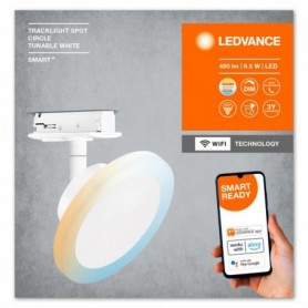 Spot LED inteligent pe sina Ledvance Smart+ WiFi TRACKLIGHT SPOT CIRCLE, 6.5W, 480 lm, lumina alba (3000-6500K), dimabila, IP20,