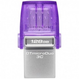 Kingston 128GB DataTraveler microDuo 3C 200MB/s dual USB-A + USB-C, EAN: 740617328165