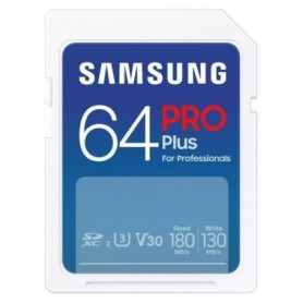 Card de Memorie Micro Secure Digital Card Samsung, PRO Plus, 64GB, MB-SD256S/EU, Clasa U1, V10, pana la 120MB/S