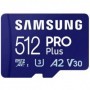 Card microSDXC Samsung PRO Plus MB-MD512SB/WW 512GB, Class 10 + adaptor