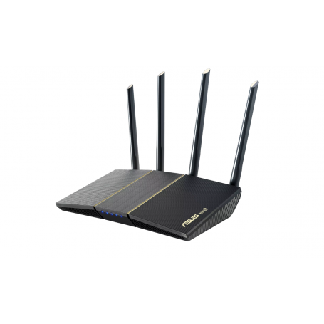 Asus Wireless Router RT-AX57, AX3000 2402 Mbps+ 574 Mbps, Dual-Band-2.4, 5Ghz, WI-FI 6, 4 x antene externe, Procesor: 1.7GHz qua
