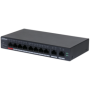 Dahua 10-Port Cloud Managed Desktop Gigabit Switch cu 8-Port PoE, CS4010-8GT-110, Interfata: Port 1-8: 8 × RJ-45 10/100/1000 Mbp