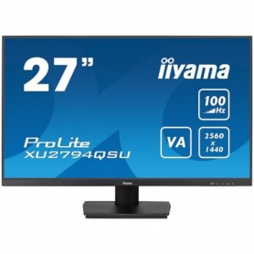 IIYAMA Monitor LED XU2794QSU-B6 27” WQHD VA panel with 100Hz refresh rate VA 2560 x 1440 @100Hz 	250 cd/m² 4000:1 1ms HDMI DP US