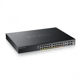 ZYXEL XGS2220-30HP, L3 Access Switch, 400W PoE, 16xPoE+/10xPoE++, 24x1G RJ45 2x10mG RJ45, 4x10G SFP+ Uplink, incl. 1 yr NebulaFl