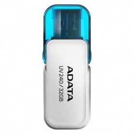 USB Flash Drive ADATA ,  64GB ,AUV240-8G-RRD , USB 2.0 , White