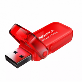 USB Flash Drive ADATA ,  64GB ,AUV240-8G-RRD , USB 2.0 , RED