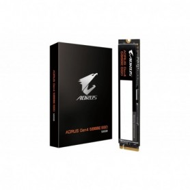 Gigabyte SSD Aorus Gen4 500GB, M.2, 3D TLC NAND Flash, Viteza citire: 5,000 MB/s, Viteza scriere: 3,800 MB/s, Dimensiuni 80 x 22