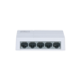 DAHUA 5 PORT UNMANAGED SWITCH PFS3005-5ET-L-V2, Interffata: 5 x 100Mbps, alimentare: 5 VDC 1 A, Switching Capacity: 1 Gbit, Pack