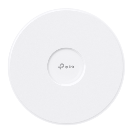 "Omada  BE19000 Ceiling Mount Tri-Band Wi-Fi 7 Access Point PORT: 2×10G RJ45 Port SPEED:1148Mbps at  2.4 GHz + 5760 Mbps at 5 GH