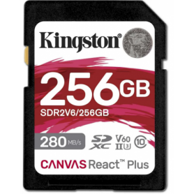 Card de Memorie KINGSTON SDXC Canvas React Plus Class 10 UHS-II 256GB