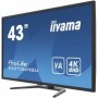 Iiyama Monitor 43" UW VA-panel, 3840x2160 UHS, 3ms, 400cdm² HDR400, Speakers, 2xHDMI, 1xDisplayPort, USB-HUB (2x3.0/2x2.0), PBP,