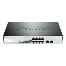 Switch D-Link DGS-1210-08P, 8 port, 10/100/1000 Mbps