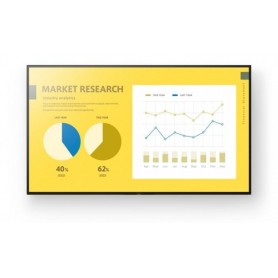 Monitor signage Sony EZ20L, 55", 350nit, 16/7, UHD, D-LED, 10ms, contrast static 1200:1, mătuire 1%, stocare 16GB. Wi-Fi Direct,