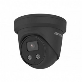 Camera supraveghere Hikvision IP turret DS-2CD2346G2-ISU/SL(2.8mm)(C) (black), 4MP, culoare neagra, Acusens - filtrarea alarmelo
