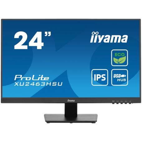 iyama ProLite XU2463HSU-B1 - LED monitor24" (23.8" viewable) 1920 x 1080 Full HD (1080p) @ 100 Hz IPS 250 cd/m² 1300:1 3 ms HDMI